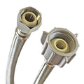 Fluidmaster B3T16 Toilet Connector, Braided Stainless Steel - 1/2 Female Compression Thread x 7/8 Ballcock Thread, 16-Inch Length - size: 1 Count (Pack of 1)