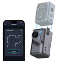 HOZO M-Cube Laser Measuring Tool Adaptor, 01 Smart Planner - Features 360° Joystick for Capturing Floorplans from Any Angle, One-Tap Button for Precise Edge and Corner Measurements - style: 01 Smart Planner Adaptor