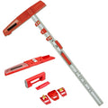 Kapro - 314 Set & Match System - Mark & Level - With Ruler, Slide & Lock Vials, T-Square Head Handle & Knife Guide - Magnetic - Aluminium - 48”