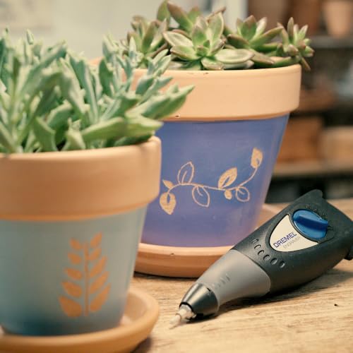 Dremel 120-Volt Corded Engraver Kit with Stencil - Perfect for DIY Personalizing and Engraving Leather, Metal, Glass, and Wood, 290-02