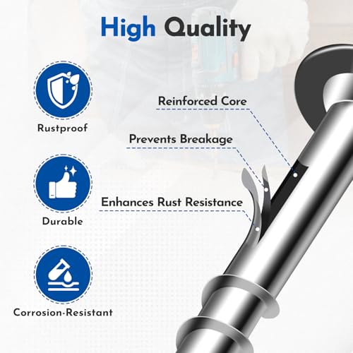 600PCS #8 x 1-1/4" Pocket Hole Screws,Interior Coarse Thread Square Drive Washer Head,Zinc Plated,with 150mm and 75mm Drive Bit - color: White, size: #8x1-1/4"