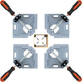 4PCS 90° Right Angle Corner Clamps for Woodworking, Cabinet Assembly