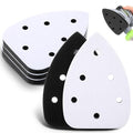 5 Pcs 6 Holes Foam Sanding Pads, Compatible with Ryobi Sander - color: Black and White, size: 6 Holes
