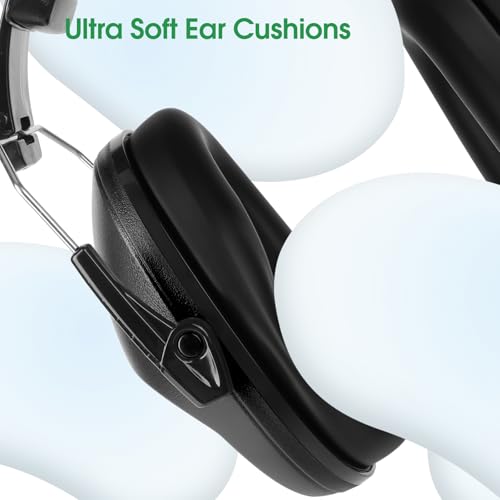 Floriogra Noise Cancelling Headphones for Kids/Toddler 28dB SNR Ear Muffs - color: Black