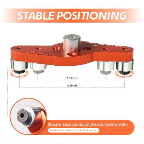 Dowel Jig Kit for Floating Shelf Bracket(& 1/2" x 11.8" Drill Bit)