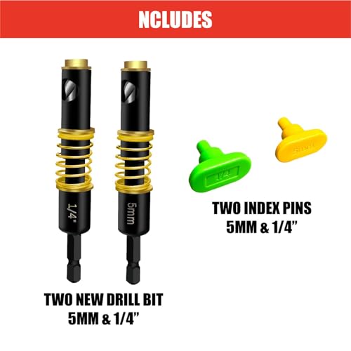 Luocute Shelf Pin Drilling Jig, Create Holes Drill Guides for Straight, Multifunctional 1/4in 5mm Accurate Shelf Peg Hole Jig for Woodworking