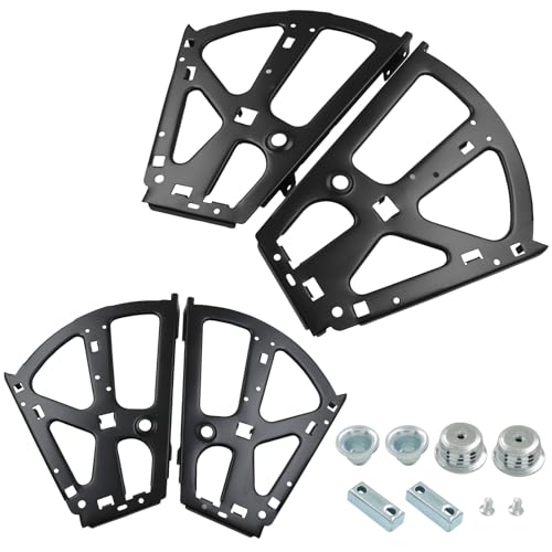 Bivethoi 4 Pcs Shoes Drawer Cabinet Hinges, 2 Layers, Black - size: 2 Layers(Black)