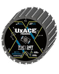 7-1/4-Inch 24-Tooth Circular Saw Blade with 5/8-Inch Arbor, Framing Wood Cutting, Carbide Tip, Thin Kerf, for Plywood, MDF, OSB, Laminated, 10 Pack - size: 7-1/4", 5/8" Arbor, 24T, 10pc