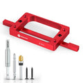 3-1/2" Fixed Size Door Hinge Jig for Door and Jamb, Aluminum Alloy - size: 3.5 in