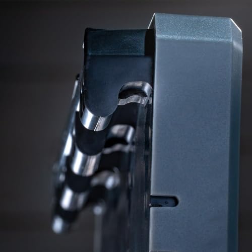 FLEX TRACK-LOCK Wall Mount Storage System 7-Straight Hook Rack - FS1517 - style: 7-Straight Hook Rack