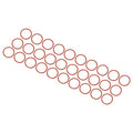M METERXITY 30 Pack Silicone O-Rings - Garden Water Hose Rubber Sealing Gasket Ring, Soft & Elastic, Apply to Outdoor (14mmx16mmx1mm, Red) - size: 14mmx16mmx1mm