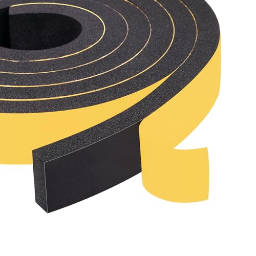 Yotache Foam Strips with Adhesive 1" W X 3/8" T, 13 Ft Length - size: 1"x3/8"x13 FT