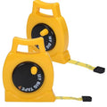 2 Pcs Measuring Tapes, 39.4 in / 1 m Retractable Tape Measures, Soft Portable Mini Tapes, Dual Scale, Yellow