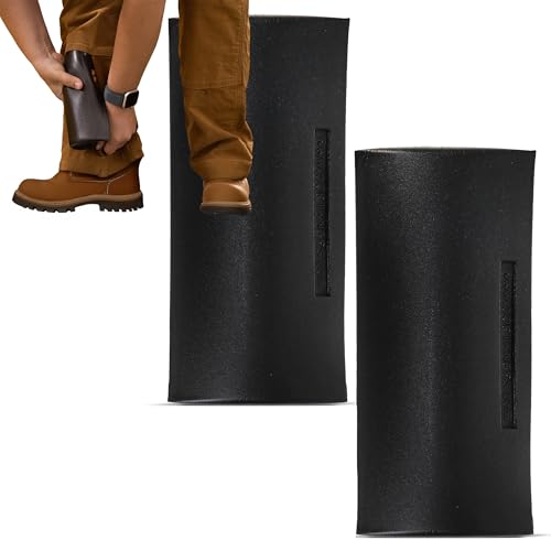 Soft Knees XL No-Strap Knee Pads, 6" x 13", Double Knee Work Inserts - size: XL, 6" x 13"