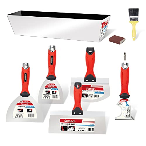 Drywall Tool Kit Putty Knife Set, 8PCS