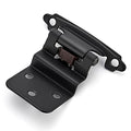 Ravinte 3/8" Inset Matte Black Cabinet Hinges 60 Pack (30 Pairs) - color: Matte Black