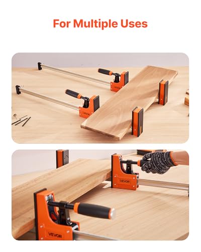 VEVOR 36" Parallel Bar Clamp Set, 1500 lbs Load Limit, 2-Pack - size: 36"(2 Pack), style: Heavy-Duty