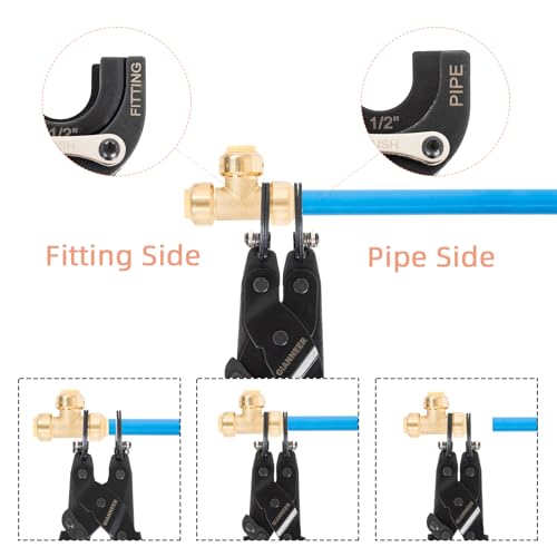 Push to Connect Pex Removal Tool for 1/2", 3/4", 1" Push Fitting