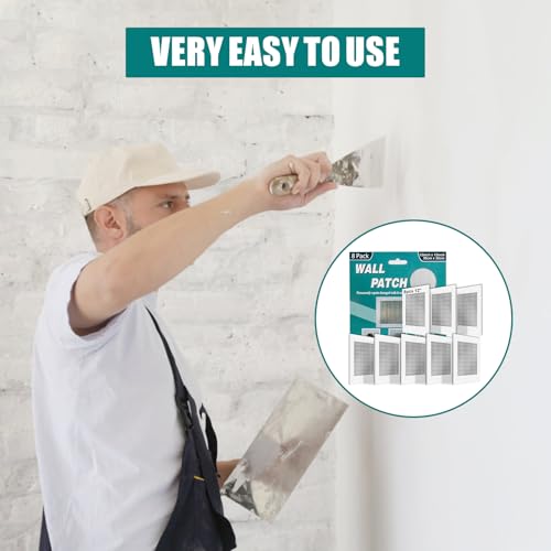 8Pcs 12 Inch Drywall Patch, Wall Repair Patches Wall Hole Repair Patch - size: 12 Inch_8Pcs