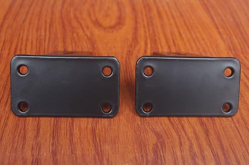 4 Pack - 3 inch Black Hidden L Shelf Bracket (1/5 Inch Thicked) Iron Floating Shelf Brackets Rustic Industrial Metal Brackets for Shelf Support - size: 3 Inch, style: Black 4 Pack