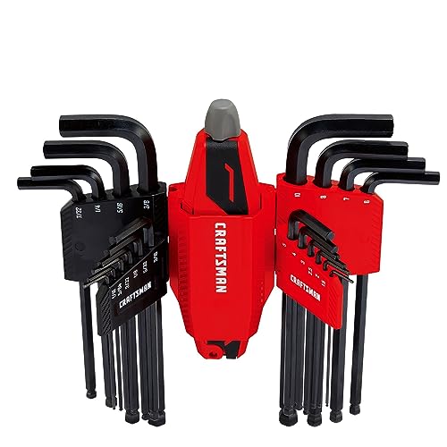 CRAFTSMAN Universal L-to-T Allen Wrench Hex Key Set, 20 Piece (CMHT26028) - style: NEW 20 Piece MM/SAE