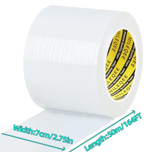Window Weather Stripping Door Seal Tape1Pack x 2.76Inch x 164FT - color: White, size: 1Pack x 2.76Inch x 164FT