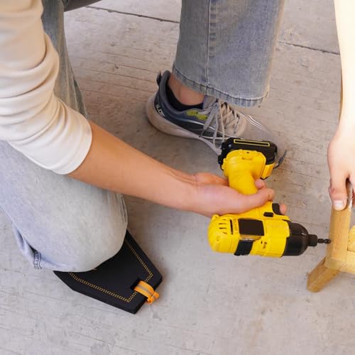 MELOTOUGH Mini Kneeling Pad Portable 1 Inch Thick NBR Foam Kneeling Pads for Work Construction, Plumbers, Mechanics, Electricians (Orange/Black) - style: Single Kneeling Pad