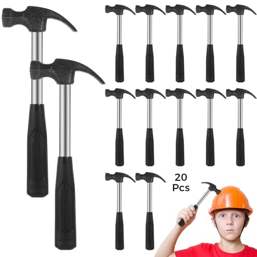 20 Pcs Mini Claw Hammers, Small Hammers for Little Ones