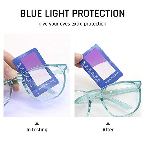 Stylish Safety Glasses, Clear Anti-Fog Anti-Scratch Protective Glasses For Men And Women - color: Light Blue