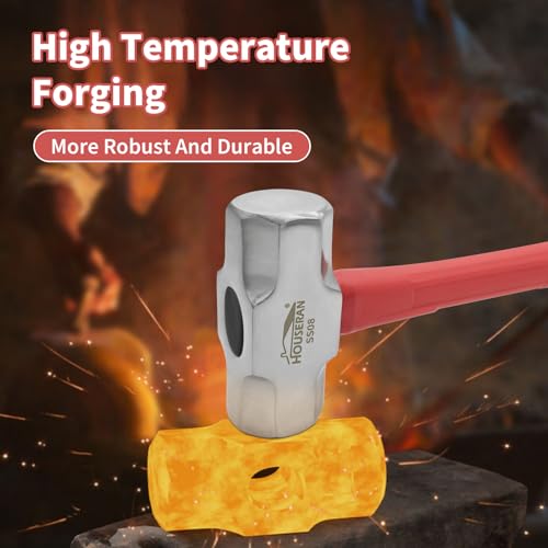 3 Lb Heavy Duty Sledgehammer, Non-Slip Rubber Grip - color: Sledge Hammer