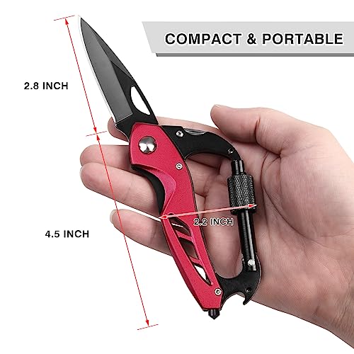 FUNBRO Multitool knife (Red) - color: Red