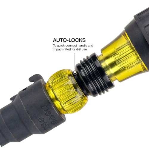 Klein Tools 85091HD Flip Socket Conduit Reamer, 3-in-1 Impact-Rated Tool for 1/2-Inch, 3/4-Inch, 1-Inch Conduit, Magnetic Bit Holder - style: Flip Socket Reamer