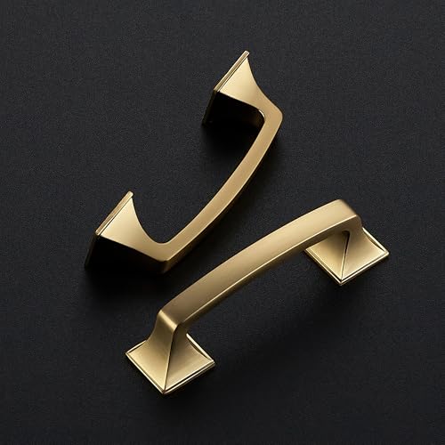 30 Pack Kitchen Cabinet Handles 3 Inch Champagne Bronze Cabinet Pulls - color: Champagne Bronze, size: 3 Inch Hole Centers