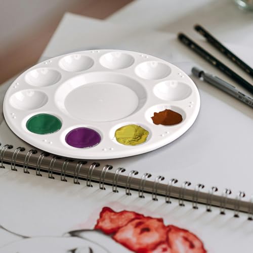 20Pcs Paint Tray Palettes, Plastic Paint Pallets, Watercolor Palette