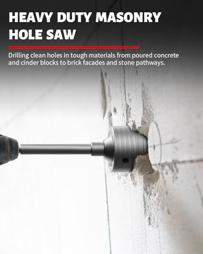 DAYDOOR 5'' (125mm) Concrete Hole Saw with SDS Plus Shank - size: 5''