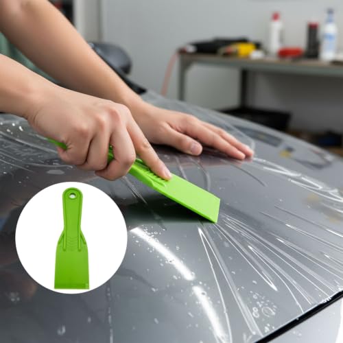 Plastic Putty Knife, 2" Flexible Paint Scraper Spackle Tool, 6/Pack