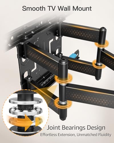 ELIVED Ultra Slim TV Mount for 37-90" TVs, Max VESA 600x400, 132 lbs. - size: Motion: 37-90" TV