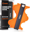 Saker Contour Gauge Profile Tool Unlimited Connection 10 Inch | Adjustable Lock,Precisely Copy Irregular Shape Duplicator,Cool Gadgets for Woodworking Tool Tracing - style: Unlimited Connection