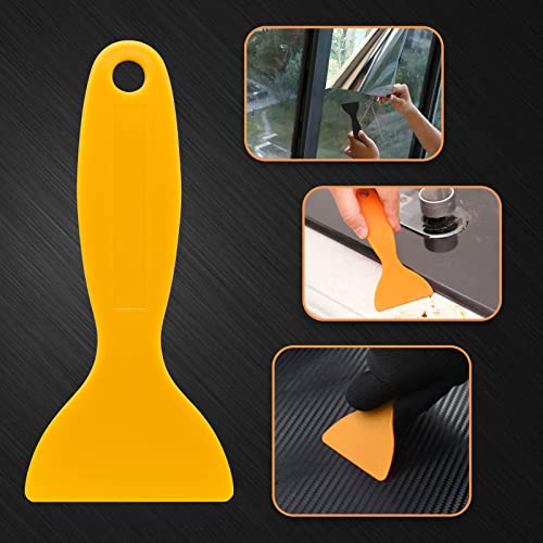 12pcs Plastic Spatula Scraper, Putty Scraper, Air Bubble Remover