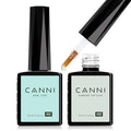CANNI 2 Pcs No Wipe Gel Top Coat and Base Coat Set- High Gloss Shiny Long Lasting Base Top Coat Gel Nail Polish, Nail Art Home and Professional Manicure - color: Base & Top