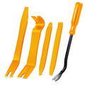 GOOACC 5 PCS Nylon Auto Trim Removal Tool Kit No-Scratch - color: Yellow, size: 5Pcs