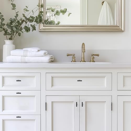 Ravinte Matte Black Cabinet Handles Solid Cabinet Pulls Single Hole 10 Pack - color: Black, size: Single Hole