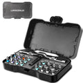 24-in-1 Mini Magnetic Ratchet Screwdriver Set | with S2 Steel Bits & Storage Case | Professional Precision Kit for Electronics, Phone, Computer, Furniture & DIY Projects