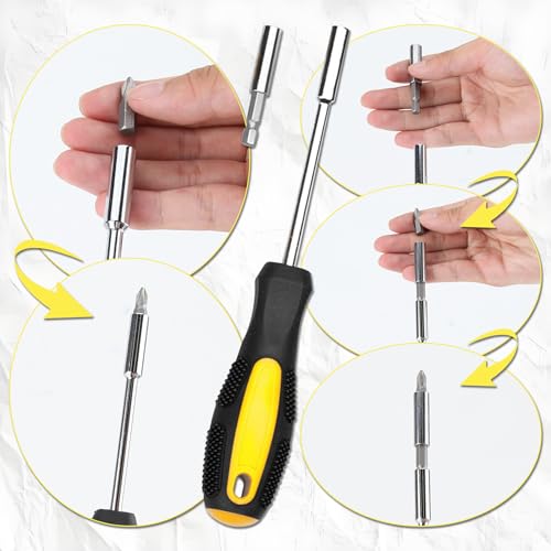 CARTMAN 39-Piece Household Tool Set, Yellow Hand Kit With Storage Case - color: Yellow