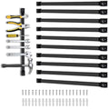 18" Magnetic Tool Holder, 10 Pack PVC-Coated Heavy Duty for Garage - style: 18IN-10 PACK
