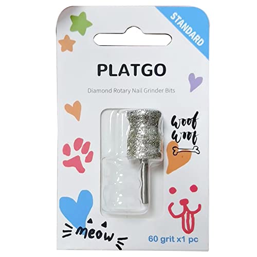 Diamond Dog Nail Grinder for Dremel, Diamond Sanding Drums, Diamond Bit for Dogs&Pets Nail Care, 1/8'' Nail Dremel Tool for Big Dogs & Small Dog, for Animals Nail Care Grinder Tools