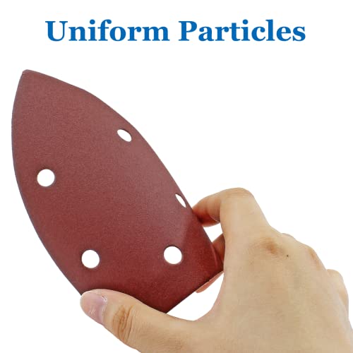 25 Pcs Mouse Detail Sander Sandpaper, 400 Grit, 5 Hole - size: 400 Grit - 25 Pcs
