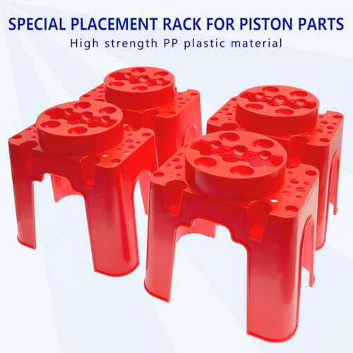 ZKTOOL 4Pcs Valve Piston Funnel Parts Display Rack - color: 4Pcs