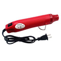 Heat Gun, Mini Hot Air Gun for DIY Crafts Portable Heat Air Gun Tool for Embossing Shrink Wrapping Drying Paint - color: Red
