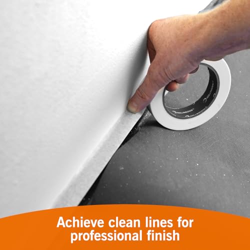 ROLLINGDOG 9 Inch Paint Roller Kit with Extension Pole - color: 11 pc paint roller kit with masking tape